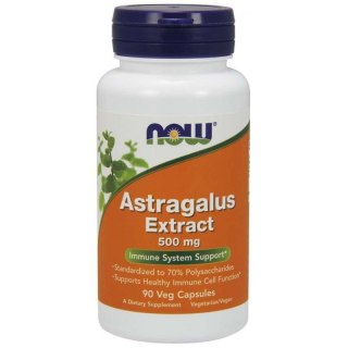 NOW Foods Astragalus Extract 500mg 90 kapsułek