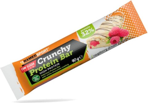 Namedsport Crunchy Protein Bar Baton wysokobiałkowy o smaku malinowym 40 g