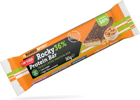 Namedsport Rocky 36 % Protein Bar Baton wysokobiałkowy o smaku słonych orzeszków 50 g