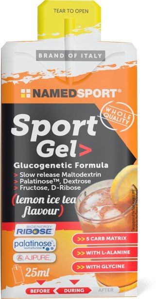 Namedsport Sport Gel Żel węglowodanowy 25 ml o smaku mrożonej herbaty z cytryną