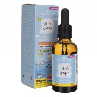 Natures Aid Mini DHA Omega 3 w kroplach 50 ml