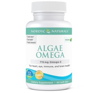 Nordic Naturals ALGAE wegańskie Omega-3 715 mg 60 kapsułek