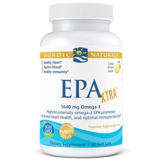 Nordic Naturals EPA XTRA 1640 mg 60 kapsułek miękkich o smaku cytrynowym