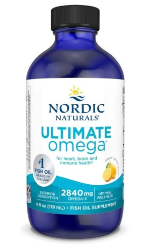 Nordic Naturals Ultimate Omega 2840 mg 237 ml o smaku cytrynowym