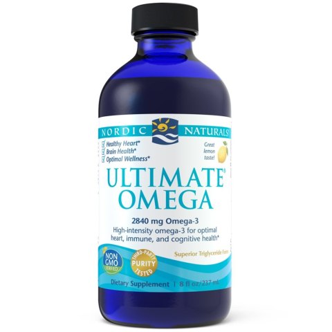 Nordic Naturals Ultimate Omega w płynie 2840 mg smak cytrynowy 237 ml