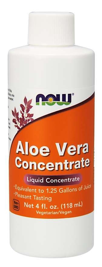 Now Foods Aloe Vera Concentrate (koncentrat z liści aloesu) 118 ml