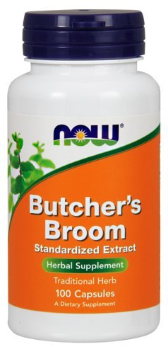 Now Foods Butcher's Broom (Ruszczyk kolczasty) 100 kapsułek wegański