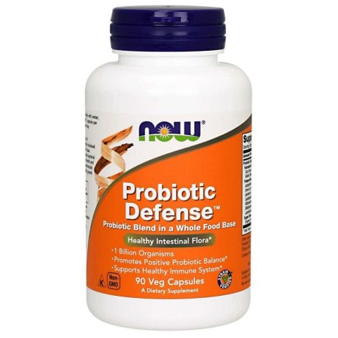 Now Foods Probiotic Defense 90 kapsułek wegańskich