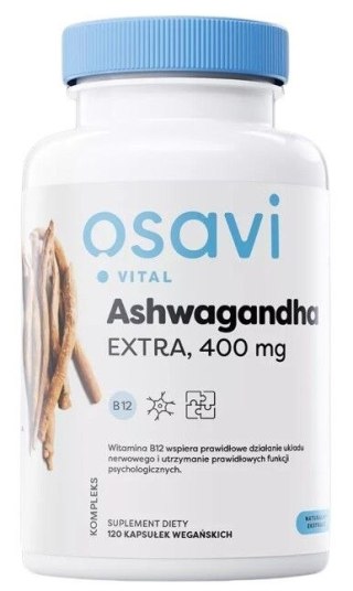 Osavi Ashwagandha Extra Vital 400 mg 60 kapsułek wegańskich