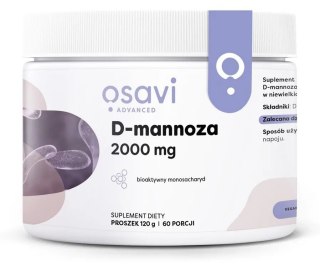 Osavi D-mannoza 2000 mg proszek 120 g