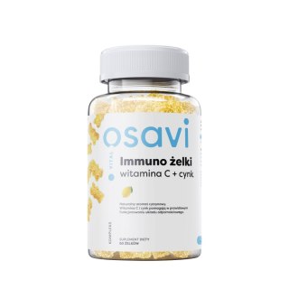 Osavi Immuno Witamina C + Cynk 60 żelek o smaku cytrynowym