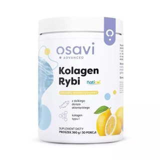 Osavi Kolagen Rybi NatiCol z Dzikiego Dorsza 360 g o smaku cytrynowym