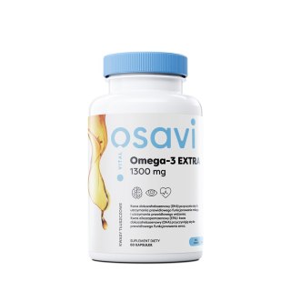 Osavi Omega-3 EXTRA 1300 mg 60 kapsułek o smaku cytrynowym