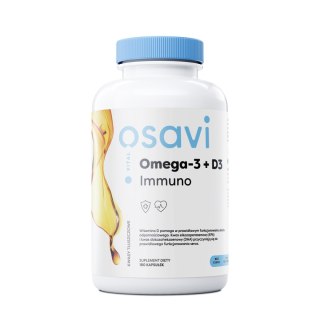 Osavi Omega-3 + Witamina D3 Immuno 180 kapsułek