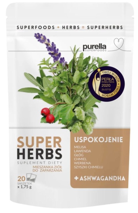 Purella SuperHerbs Uspokojenie 20 x 1,75 g