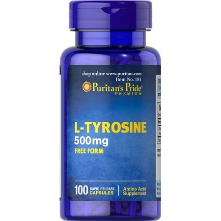 Puritan's Pride L-Tyrosine 500 mg 100 kapsułek