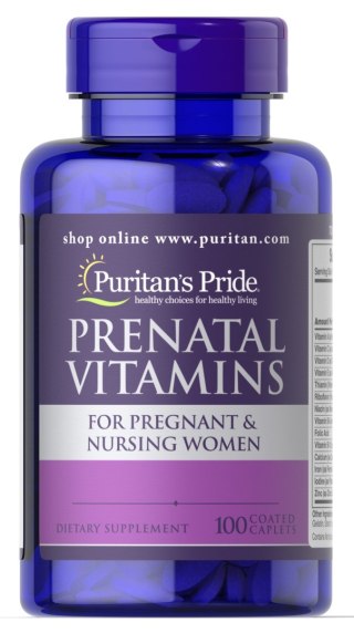 Puritan's Pride Prenatal Vitamins 100 tabletek