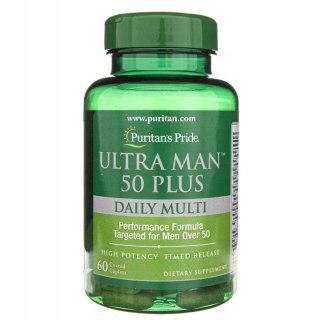 Puritan's Pride Ultra Man 50 Plus Multiwitamina 60 tabletek