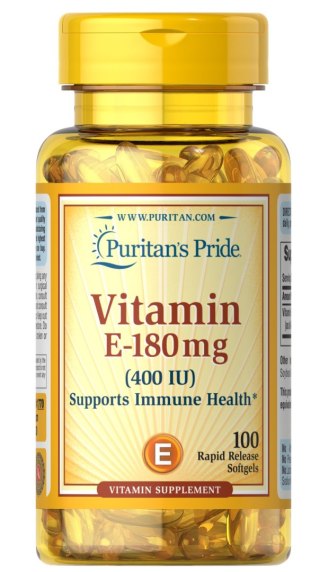 Puritan's Pride Witamina E-180mg 400IU 100 kapsułek