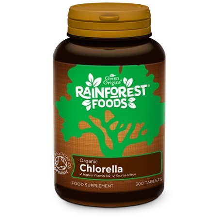 Rainforest Foods EKO Chlorella 500 mg 300 tabletek