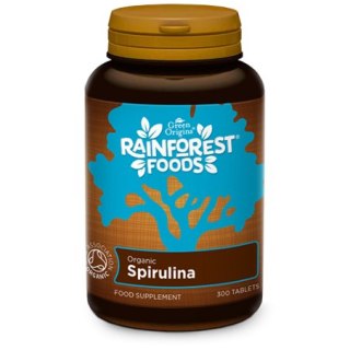 Rainforest Foods EKO Spirulina 500 mg 300 tabletek