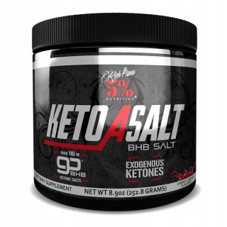 Rich Piana 5% Nutrition Keto aSALT Cherry Limeade ketony z goBHB® 252g