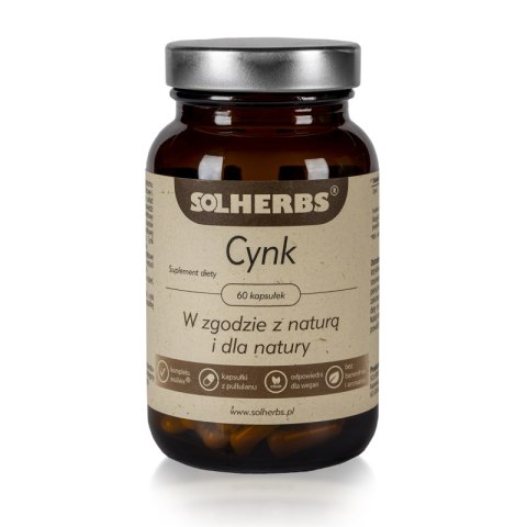 SOLHERBS Cynk 60 kapsułek