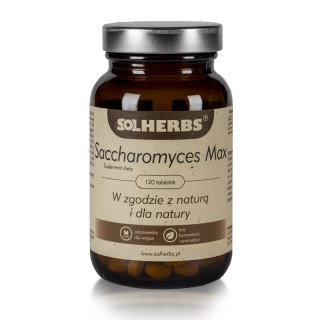 SOLHERBS Saccharomyces Max 120 tabletek