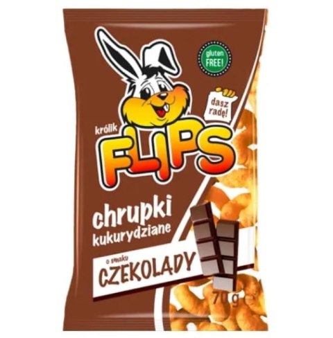 Sante Flips Chrupki Kukurydziane o Smaku Czekoladowym 70g