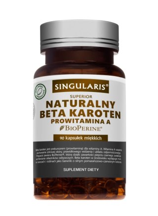 Singularis Superior Naturalny Beta Karoten prowitamina A 90 kapsułek