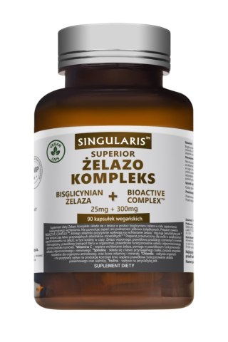 Singularis Superior Żelazo kompleks 25mg 90 kapsułek