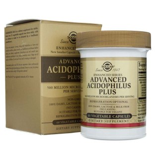 Solgar Advanced Acidophilus Plus (Jelitowa flora bakteryjna) 60 kapsułek