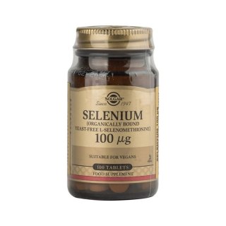 Solgar Selenium Selen 100 iu 100 tabletek wegańskich