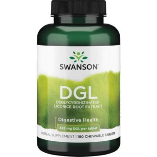 Swanson DGL (Lukrecja) 385mg 180 tabletek do ssania