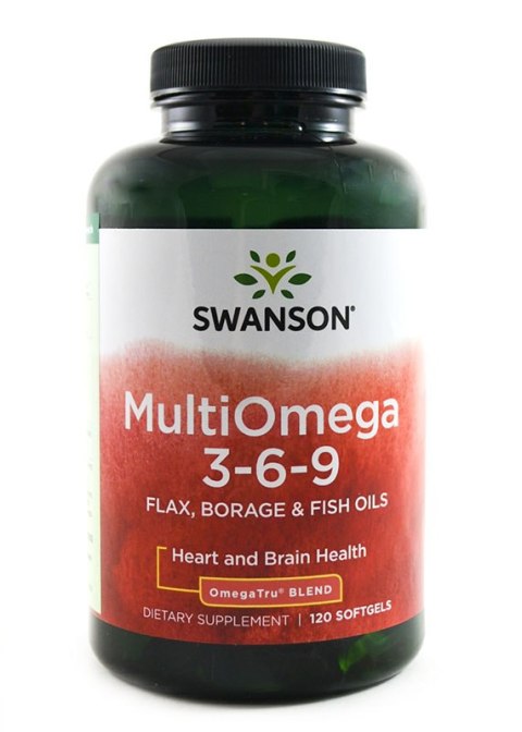 Swanson MultiOmega 3-6-9 120 kapsułek