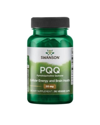 Swanson PQQ 20mg 30 kapsułek wegańskich