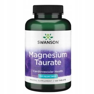 Swanson Taurynian Magnezu 100 mg 120 tabletek