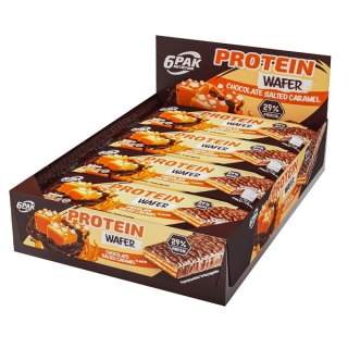 6PAK Proteinowe Wafle 12 x 40g o smaku solonego karmelu