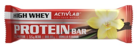 ActivLab High Whey Protein Bar o smaku waniliowym w polewie jogurtowej 80 g