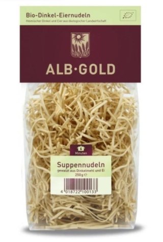 Alb Gold Makaron (Orkiszowy Jajeczny) Nitki BIO 250 g