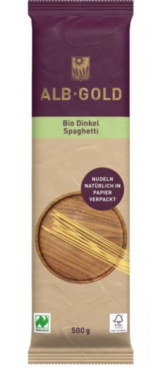 Alb Gold Makaron (Orkiszowy) Spaghetti BIO 500 g