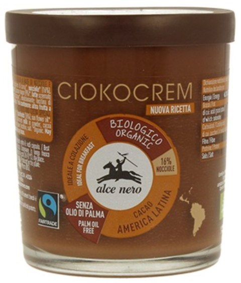 Alce Nero Krem Orzechowo-Czekoladowy Fair Trade BIO 180 g