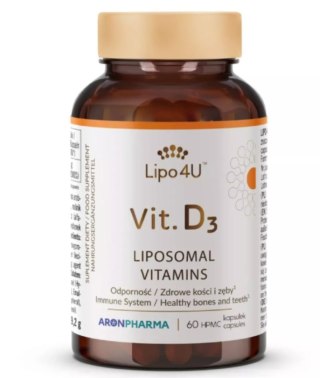 Aronpharma Lipo 4U Vit. D3 Liposomalna Witamina D3 60 kapsułek