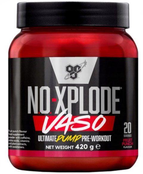 BSN No-Xplode Vaso Fruit Punch 420g