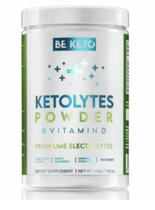 BeKeto Elektrolity Ketolytes w proszku o smaku limonkowym 200g