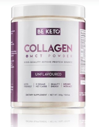 BeKeto Keto Kolagen z olejem MCT bezsmakowy 300g