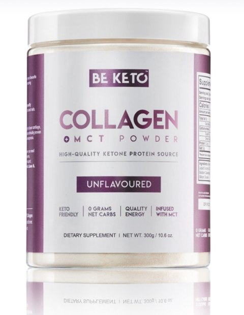 BeKeto Keto Kolagen z olejem MCT bezsmakowy 300g