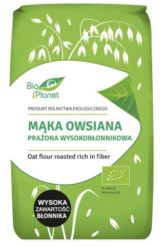 Bio Planet Mąka Owsiana Prażona Wysokobłonnikowa BIO 400 g