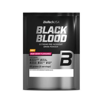 BioTech USA Black Blood NOX+20 g o smaku jagoda