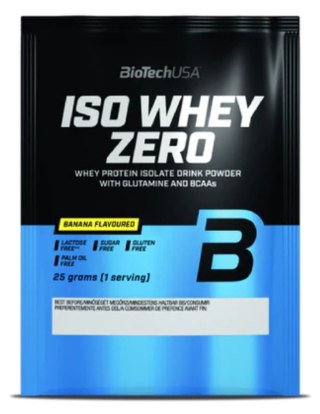 BioTech USA Iso Whey 25g lactose reduced o smaku bananowym